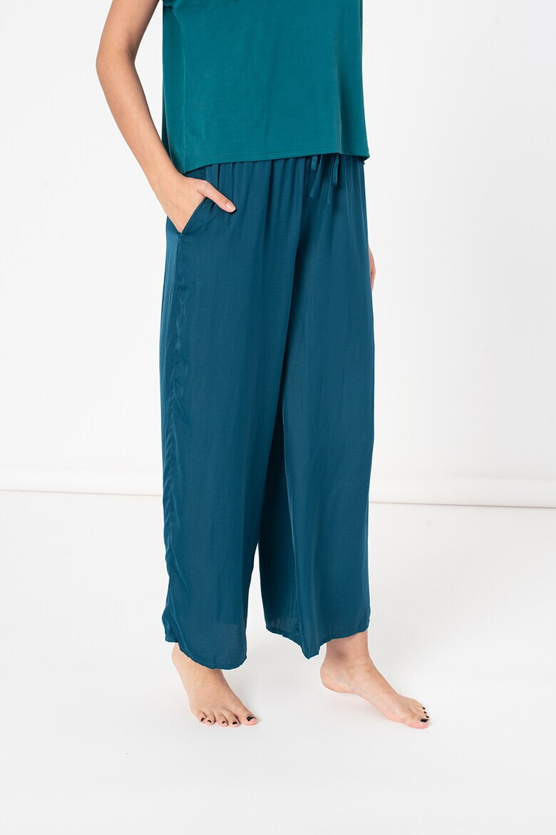 Etam Pantaloni de pijama cu snur in talie - Pled.ro