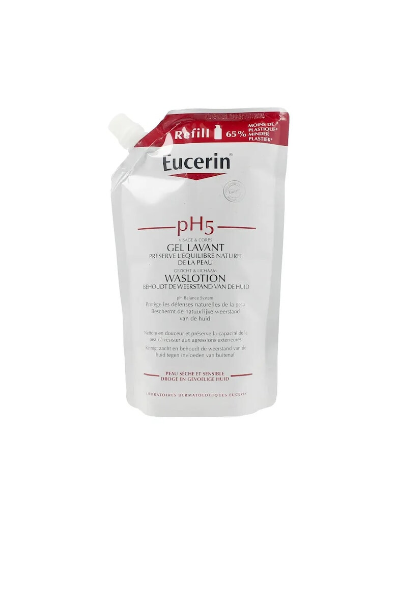 Eucerin Gel de dus reincarcabil pentru fata si corp pentru pielea sensibila si uscata Ph5 Unisex 400 ml - Pled.ro