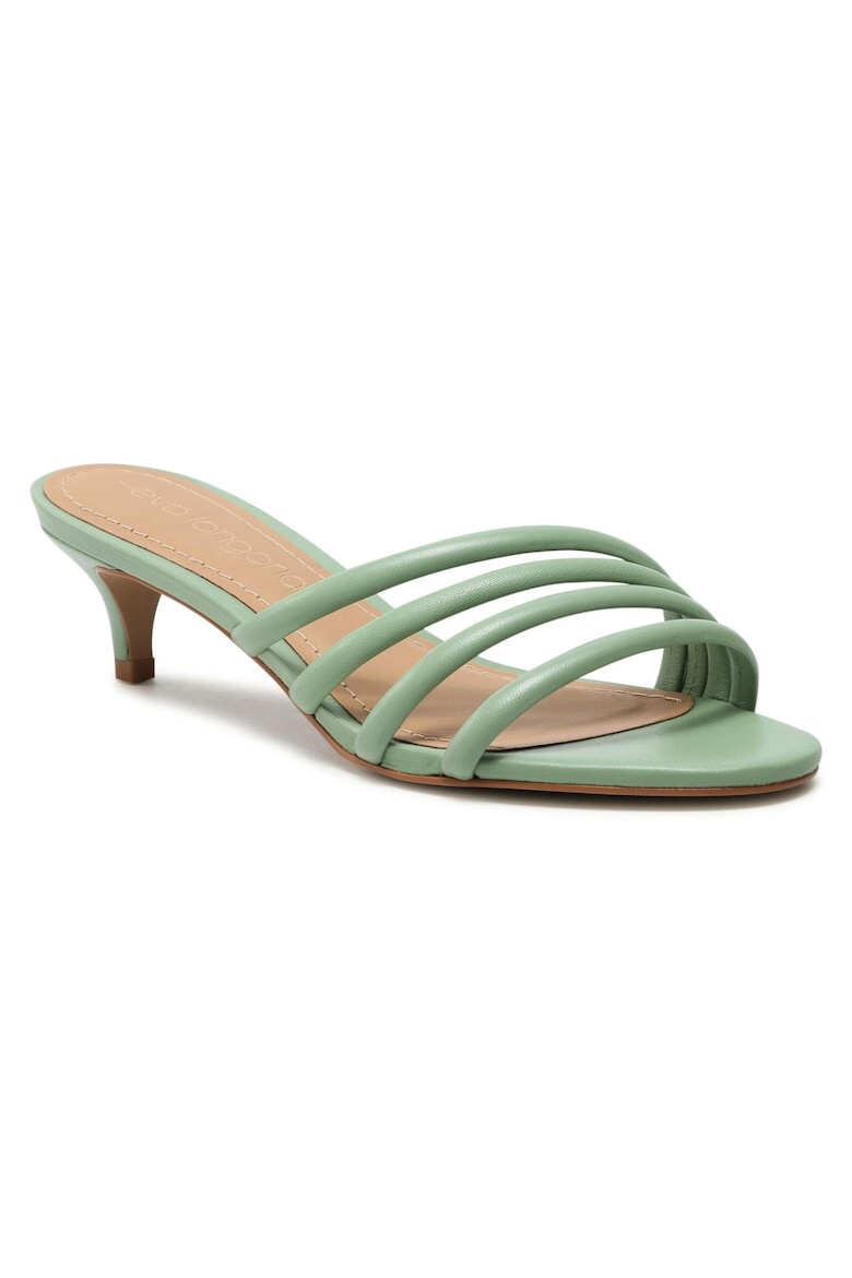 Eva Longoria Papuci flip-flop dama 208109857 Piele naturala Verde - Pled.ro