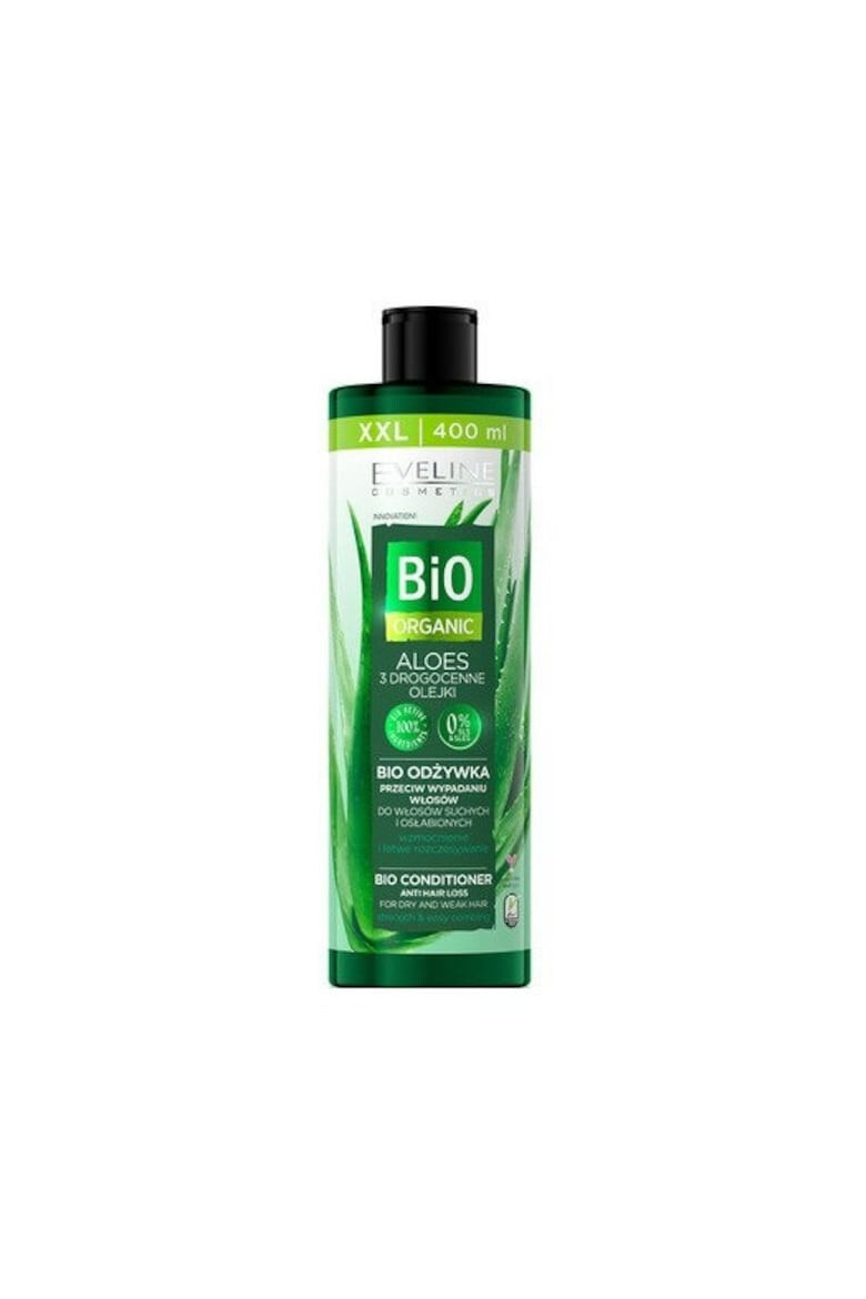 Eveline Cosmetics Balsam pentru par BIO Organic Vegan impotriva caderii parului cu Aloe Vera 400 ml - Pled.ro