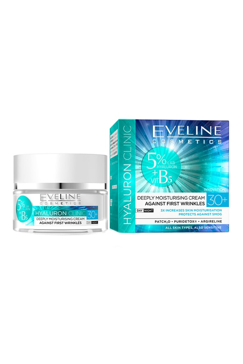 Eveline Cosmetics Crema anti rid de zi si noapte Hyaluron Clinic 30+ 50 ml - Pled.ro