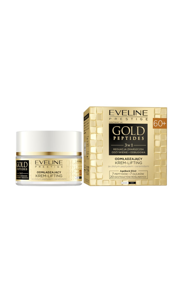 Eveline Cosmetics Crema de fata anti-imbatranire Gold Peptides 60+ 50 ml - Pled.ro