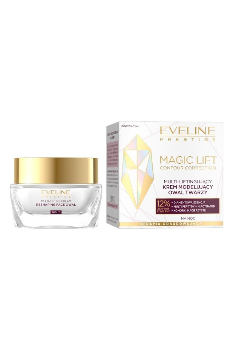 Eveline Cosmetics Crema de noapte multi-lifting pentru modelarea ovalului fetei Magic Lift 50 ml - Pled.ro