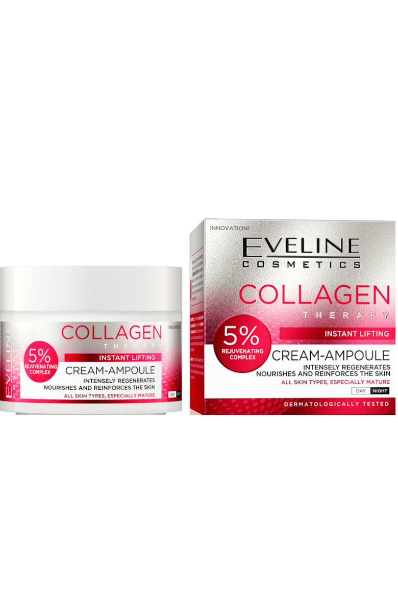 Eveline Cosmetics Crema hranitoare pentru ten matur Collagen Therapy 50 ml - Pled.ro