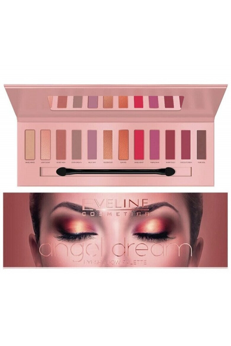 Eveline Cosmetics Eveline Angel Dream Eyeshadow Palette paleta cu farduri de ochi 12 g - Pled.ro