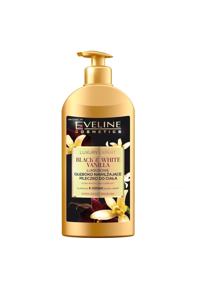 Eveline Cosmetics Lotiune de corp Luxury Expert Black & White Vanilla 350 ml - Pled.ro