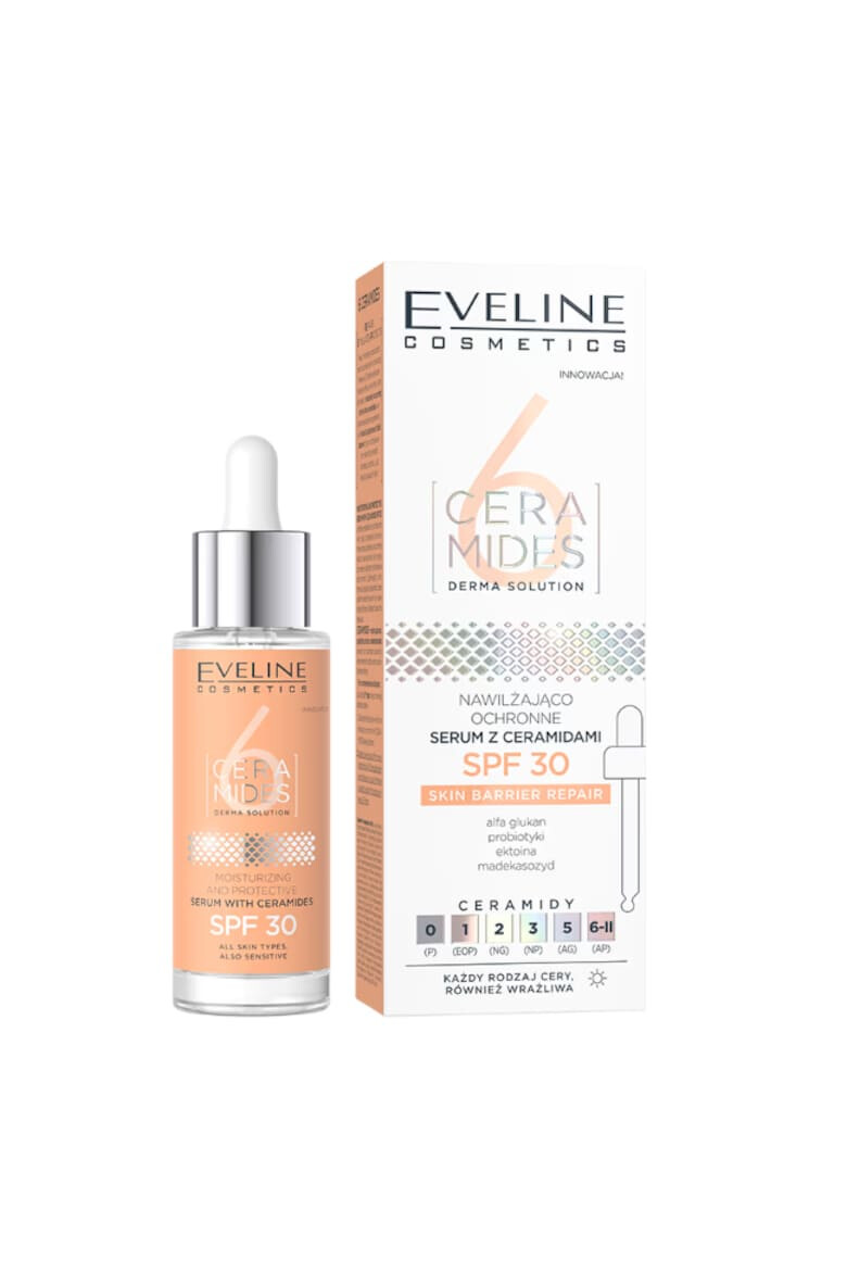 Eveline Cosmetics Ser hidratant si protector cu ceramide si SPF 30 6 Ceramide 30 ml - Pled.ro