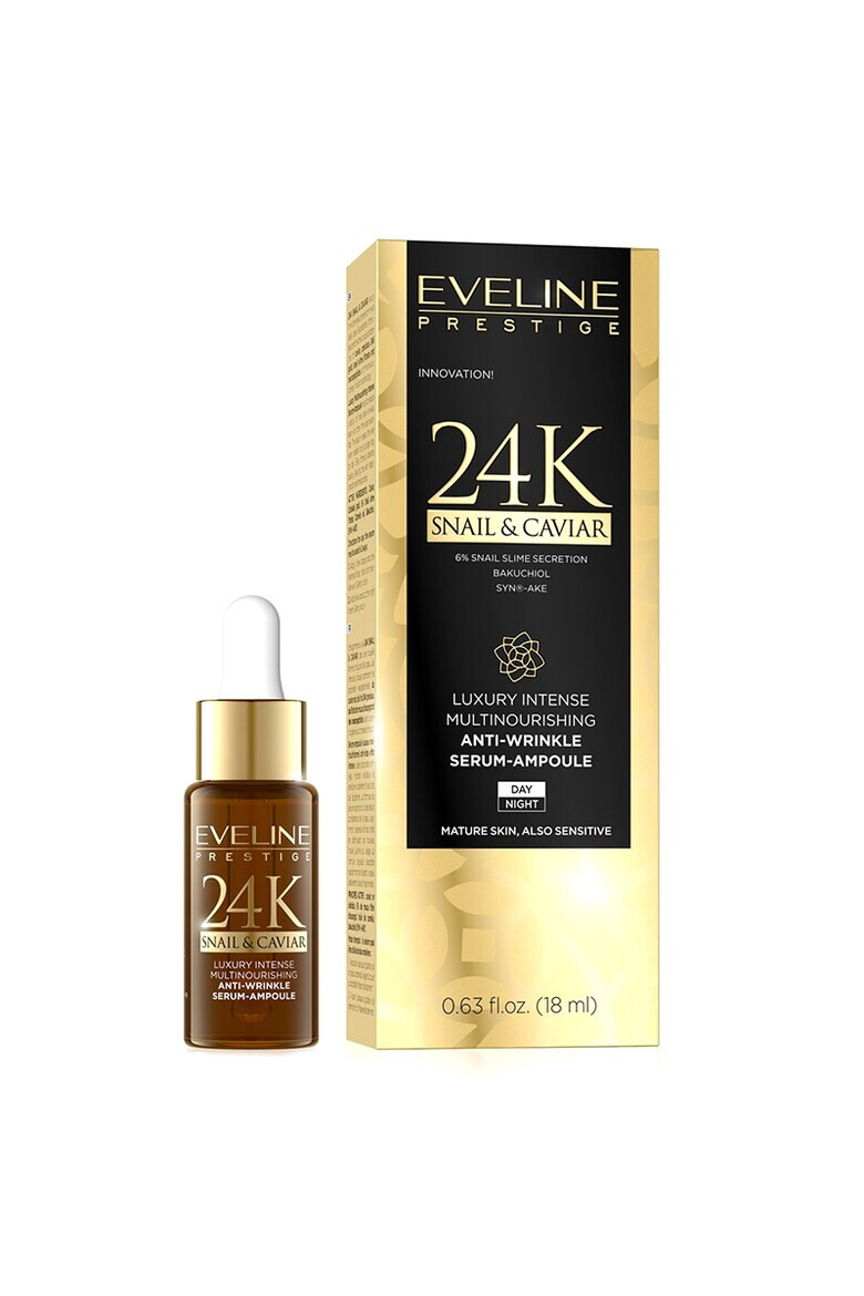 Eveline Cosmetics Ser pentru fata 24k Snail & Caviar 18 ml - Pled.ro