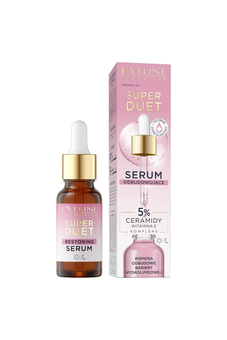 Eveline Cosmetics Ser pentru fata Super Duet cu ceramide 18 ml - Pled.ro