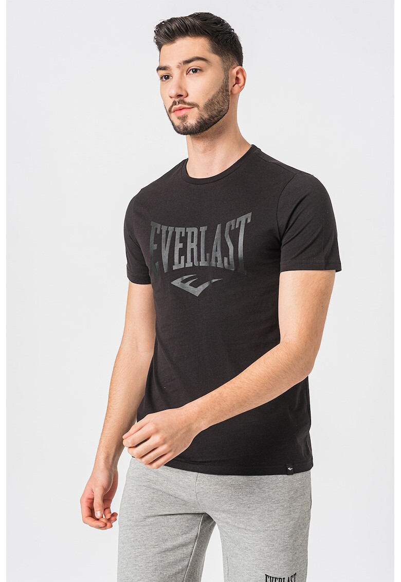 Everlast Tricou cu decolteu la baza gatului si imprimeu logo contrastant Russel - Pled.ro