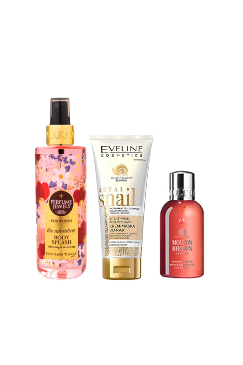 Eyüp Sabri Tuncer 1923 Set Beauty in the Desert Femei Spray de Corp Eyup 250 ml Gel de dus Gingerlily 100ml + Lotiune de corp Royal Snail 100 ml - Pled.ro