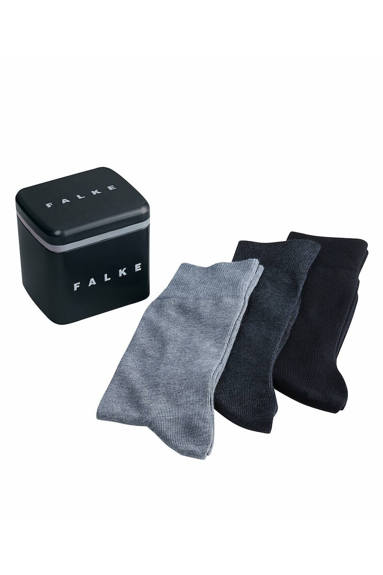 Falke Set de sosete lungi uni - 3 perechi - Pled.ro