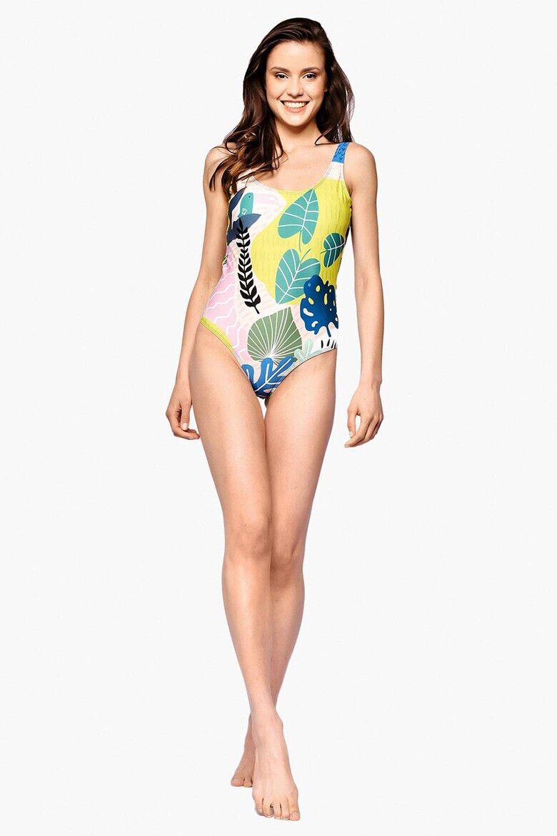 FAMILYSTA® Costum de baie intreg cu model tropical - Pled.ro