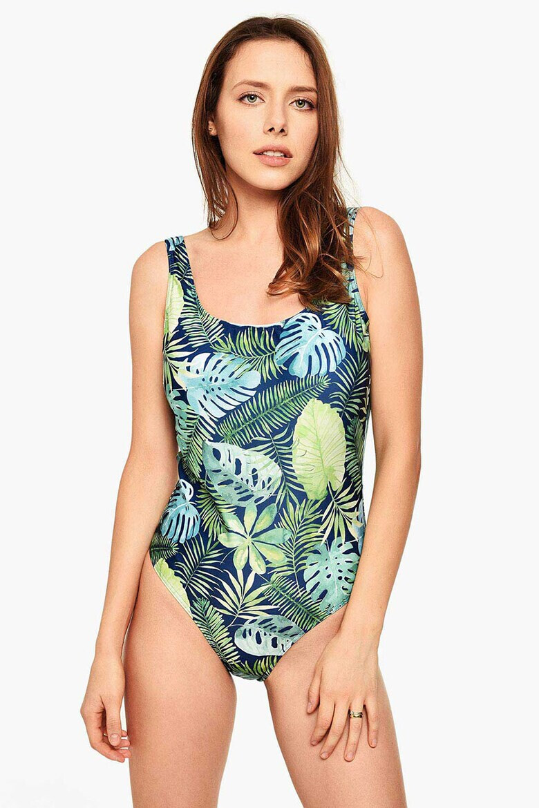 FAMILYSTA® Costum de baie intreg cu model tropical - Pled.ro