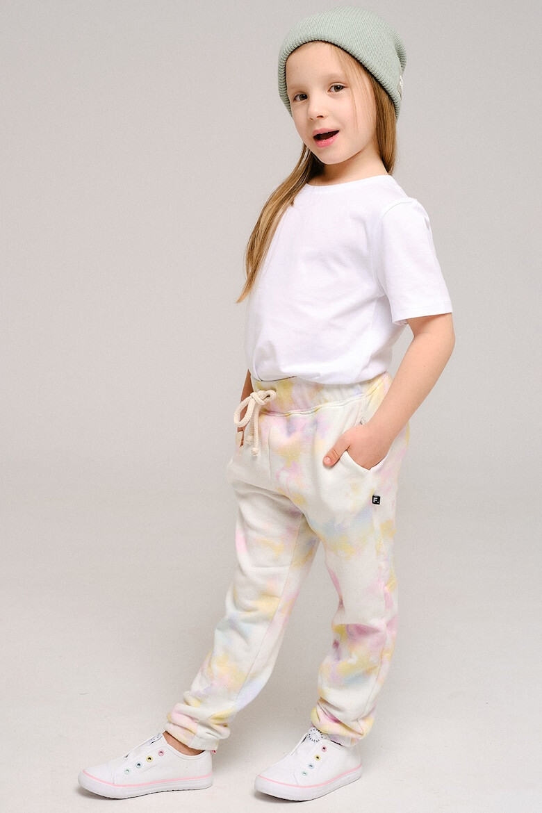 FAMILYSTA® Pantaloni sport cu snur de ajustare si aspect tie-dye - Pled.ro