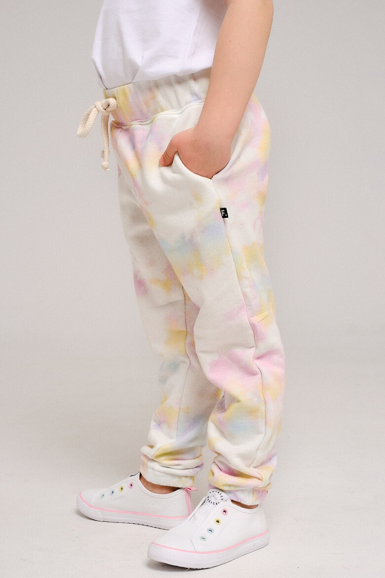 FAMILYSTA® Pantaloni sport cu snur de ajustare si aspect tie-dye - Pled.ro