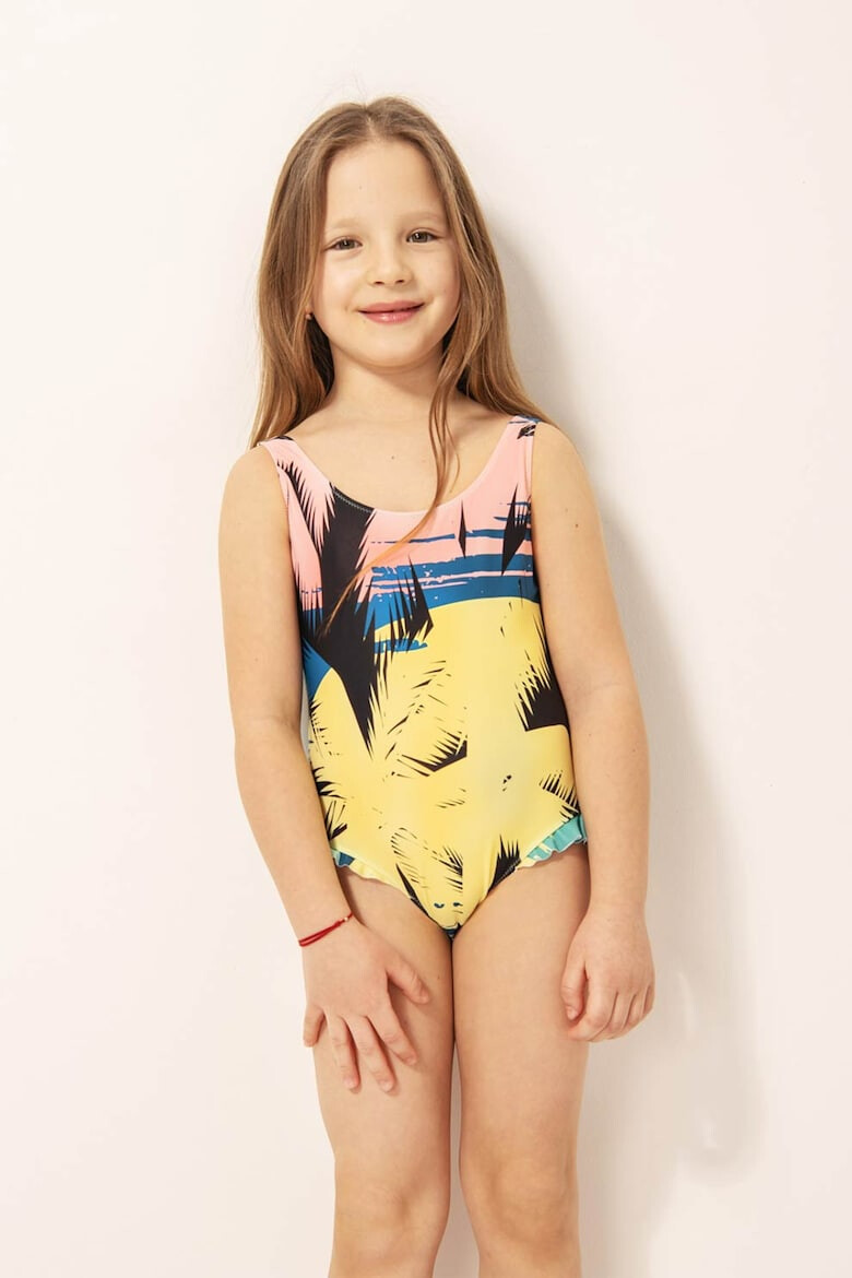 FAMILYSTA® Costum de baie cu imprimeu tropical - Pled.ro