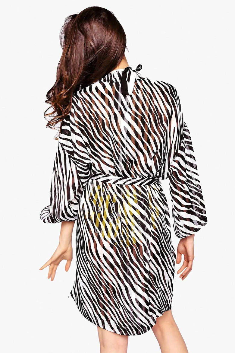 FAMILYSTA® Kimono cu imprimeu zebra pentru plaja - Pled.ro