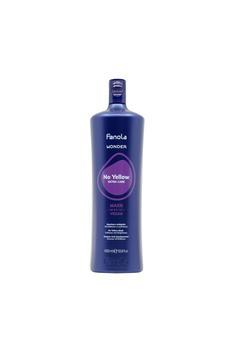 Fanola Masca pentru par blond sau decolorat Wonder No Yellow Mask 1000 ml - Pled.ro