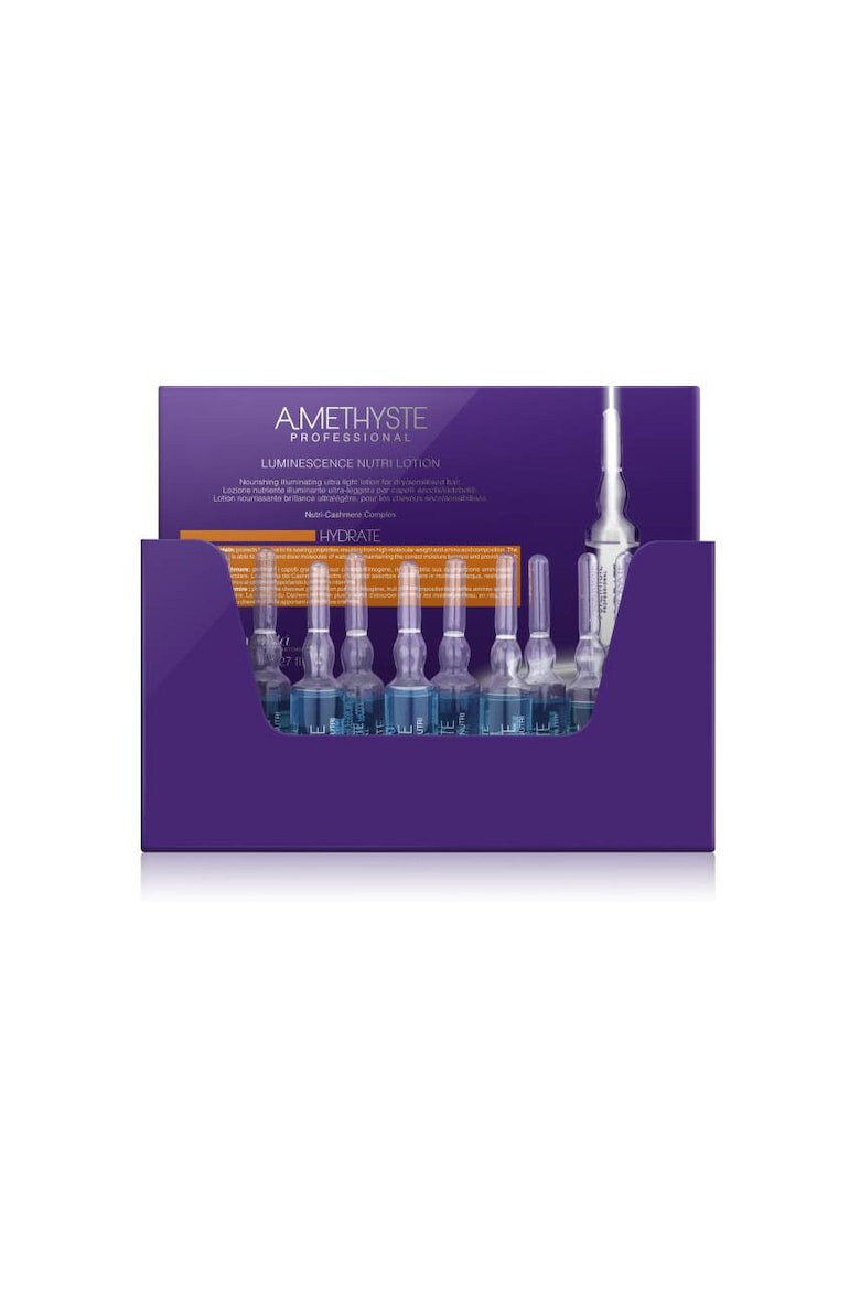 Farmavita Fiole tratament pentru par uscat si sensibil Amethyste Hydrate 12 x 8 ml - Pled.ro