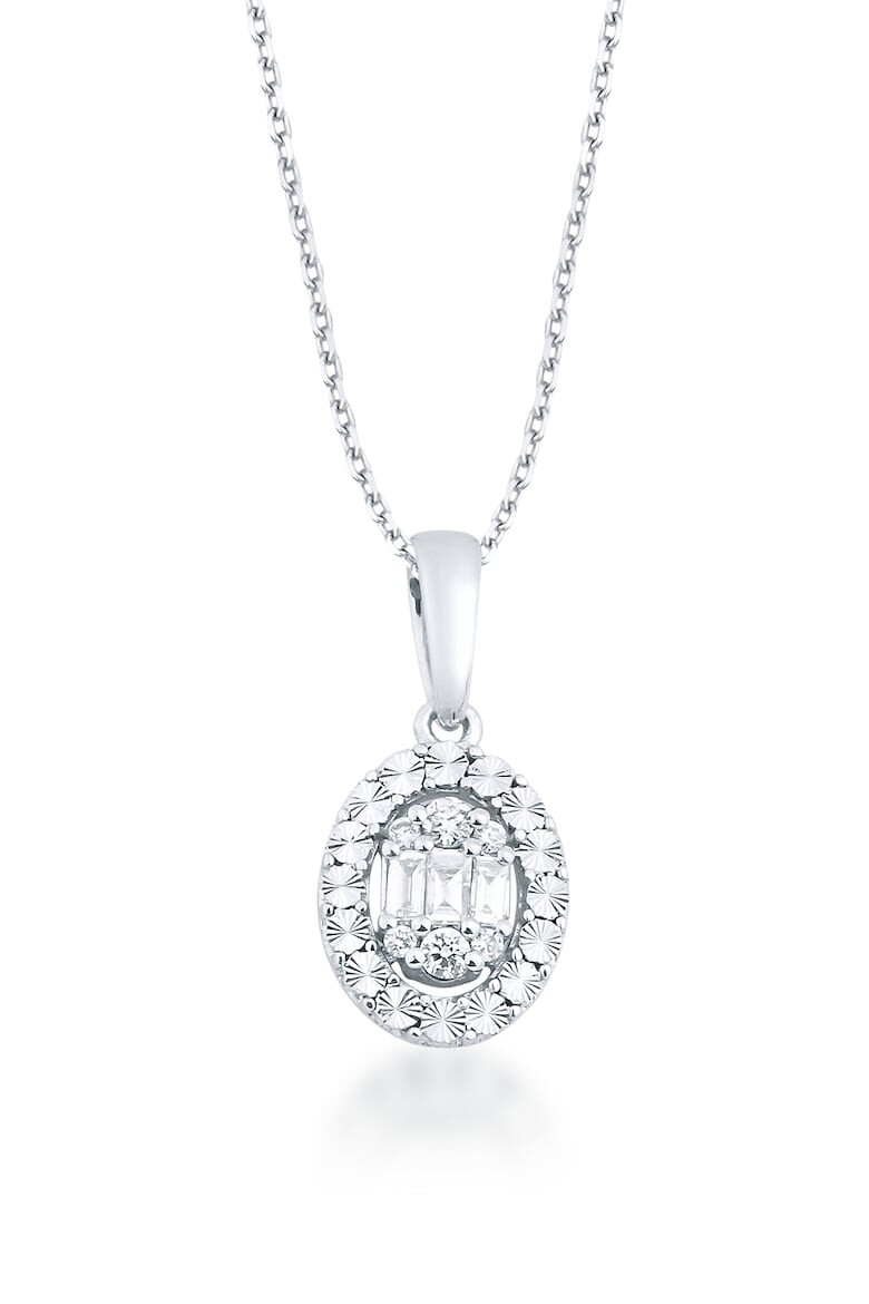 FAVORI JEWELLERY Colier din aur de 14K cu 9 diamante - Pled.ro