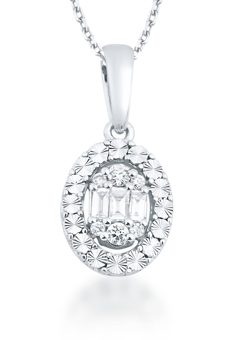 FAVORI JEWELLERY Colier din aur de 14K cu 9 diamante - Pled.ro