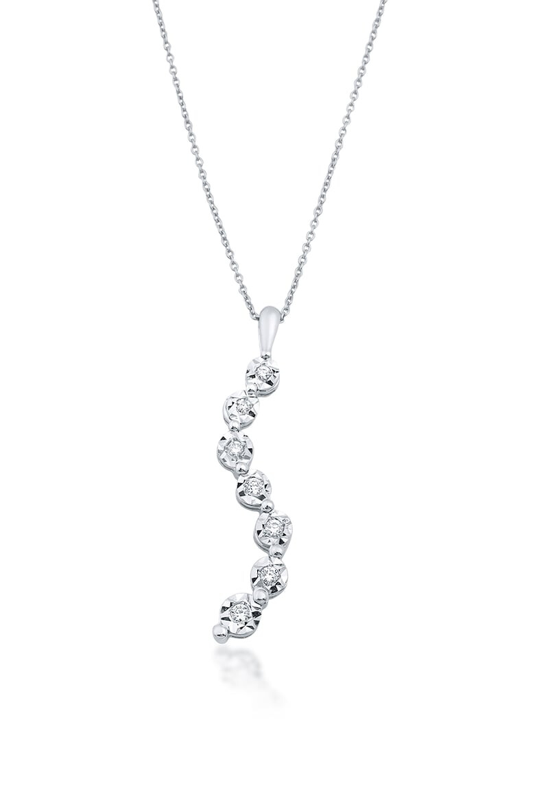 FAVORI JEWELLERY Colier din aur de 14K decorat cu diamante - Pled.ro