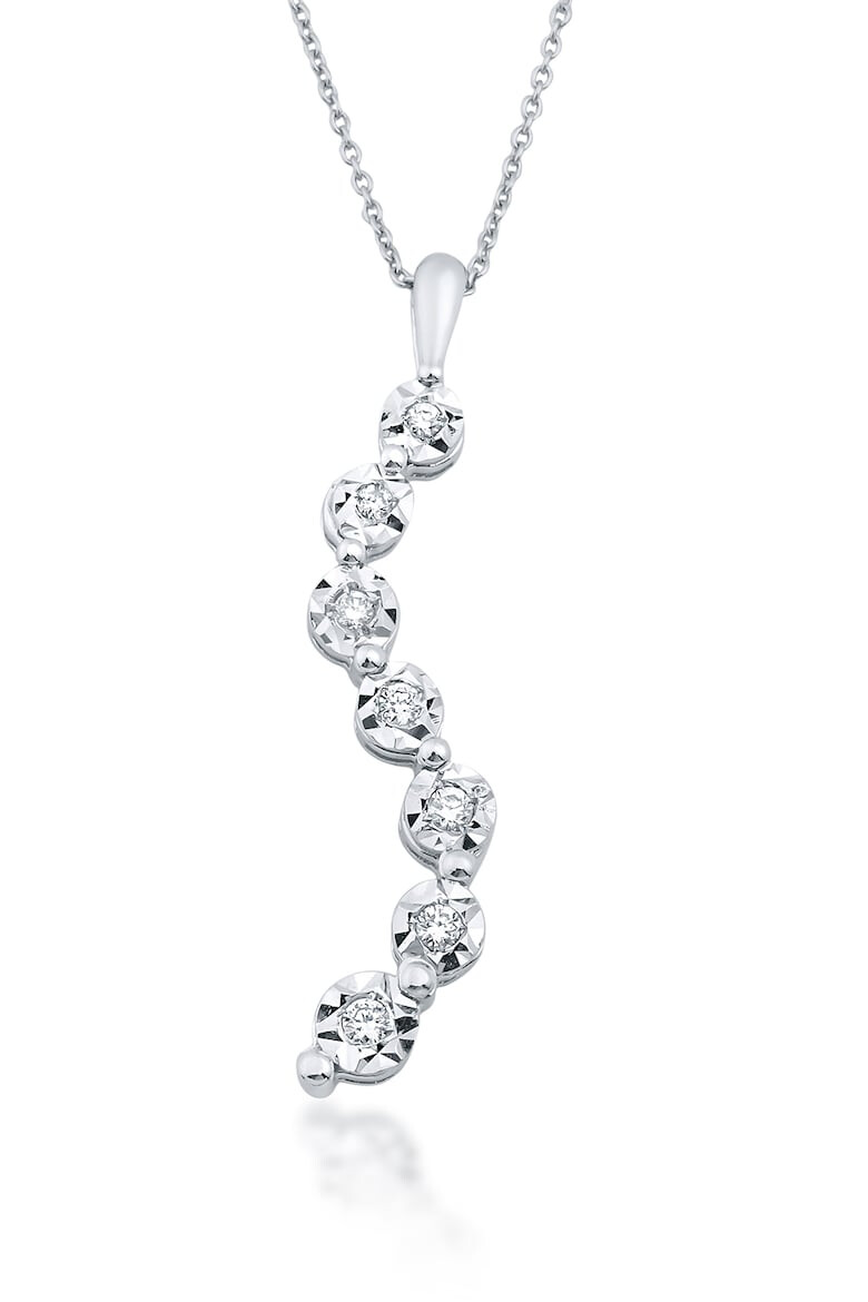 FAVORI JEWELLERY Colier din aur de 14K decorat cu diamante - Pled.ro