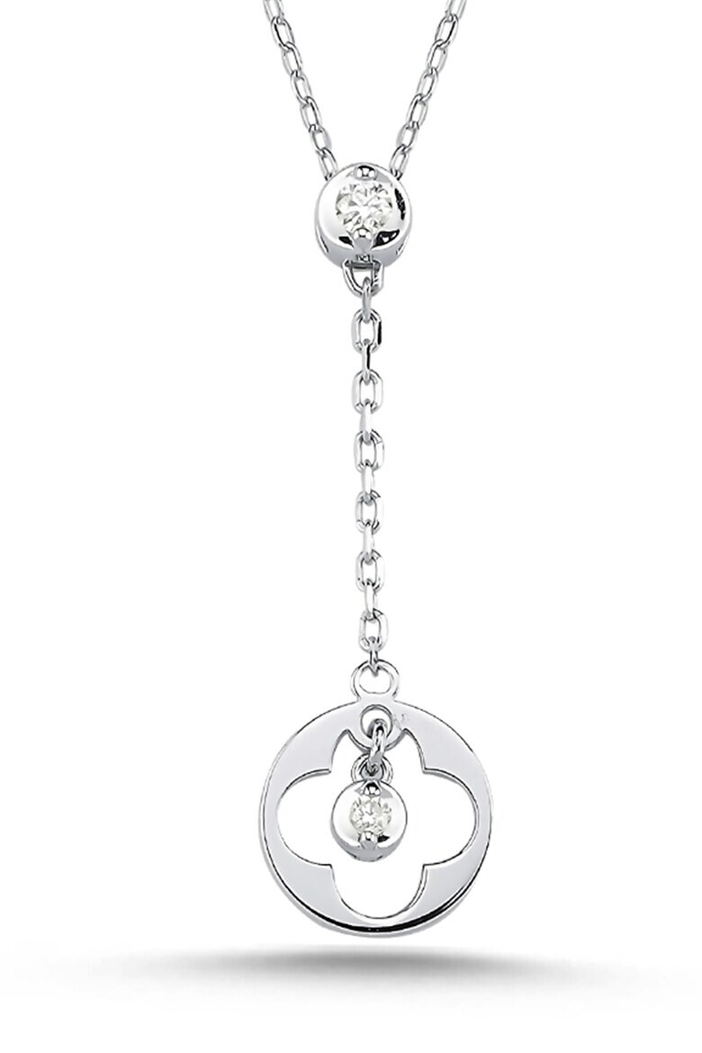 FAVORI JEWELLERY Colier drop din aur de 14K cu diamante - Pled.ro