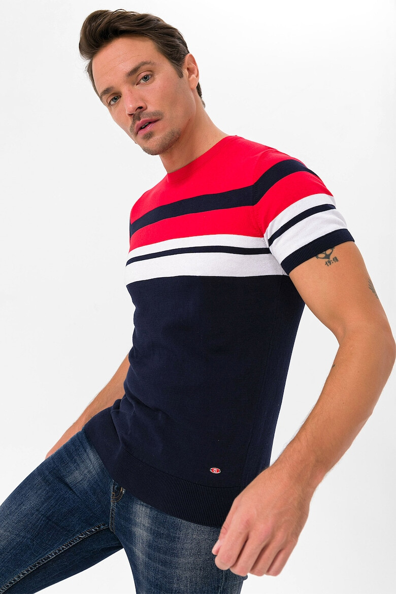 Felix Hardy Tricou de bumbac cu model in dungi - Pled.ro