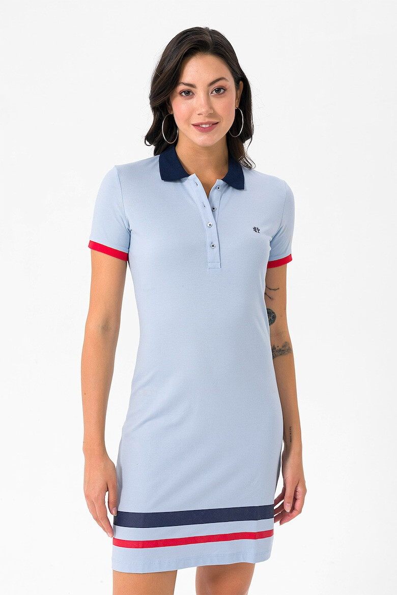 Felix Hardy Rochie polo cambrata cu detalii contrastante - Pled.ro