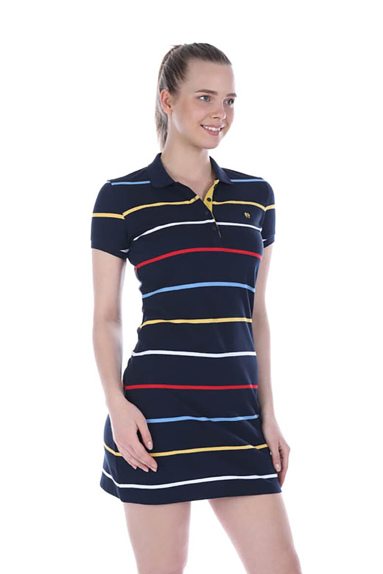 Felix Hardy Rochie polo de bumbac cu dungi - Pled.ro