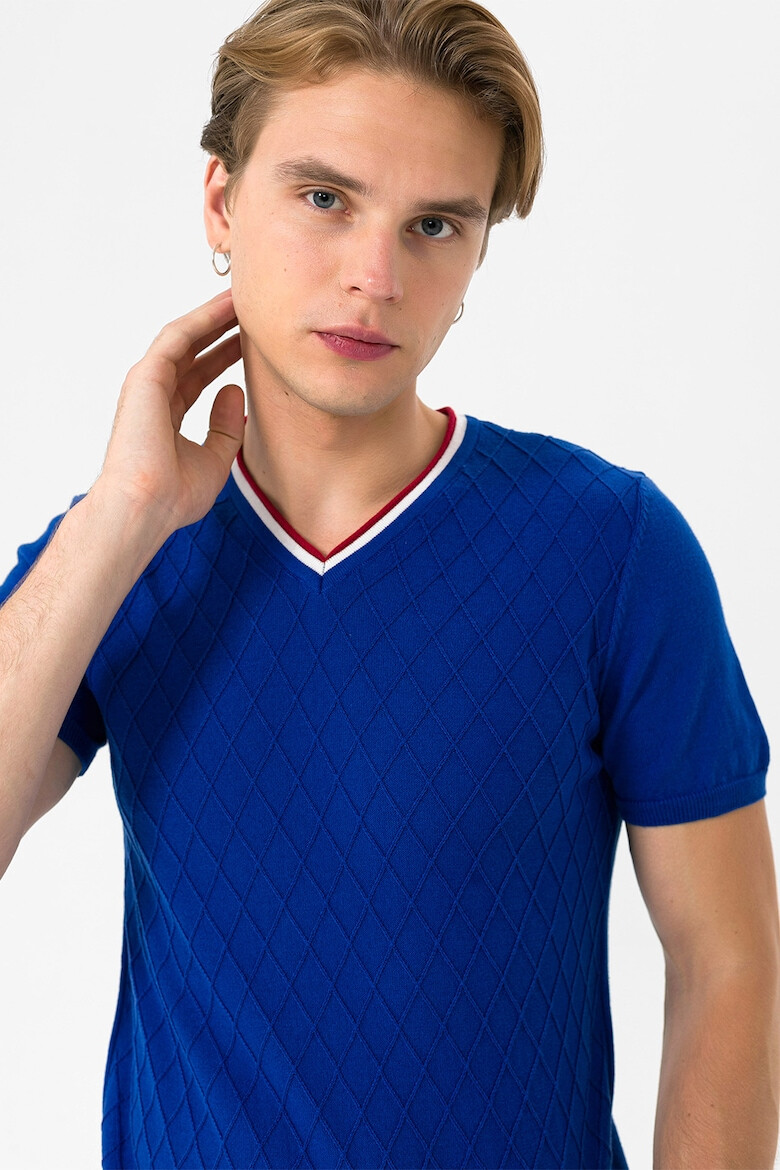 Felix Hardy Tricou din tricot cu decolteu in V - Pled.ro