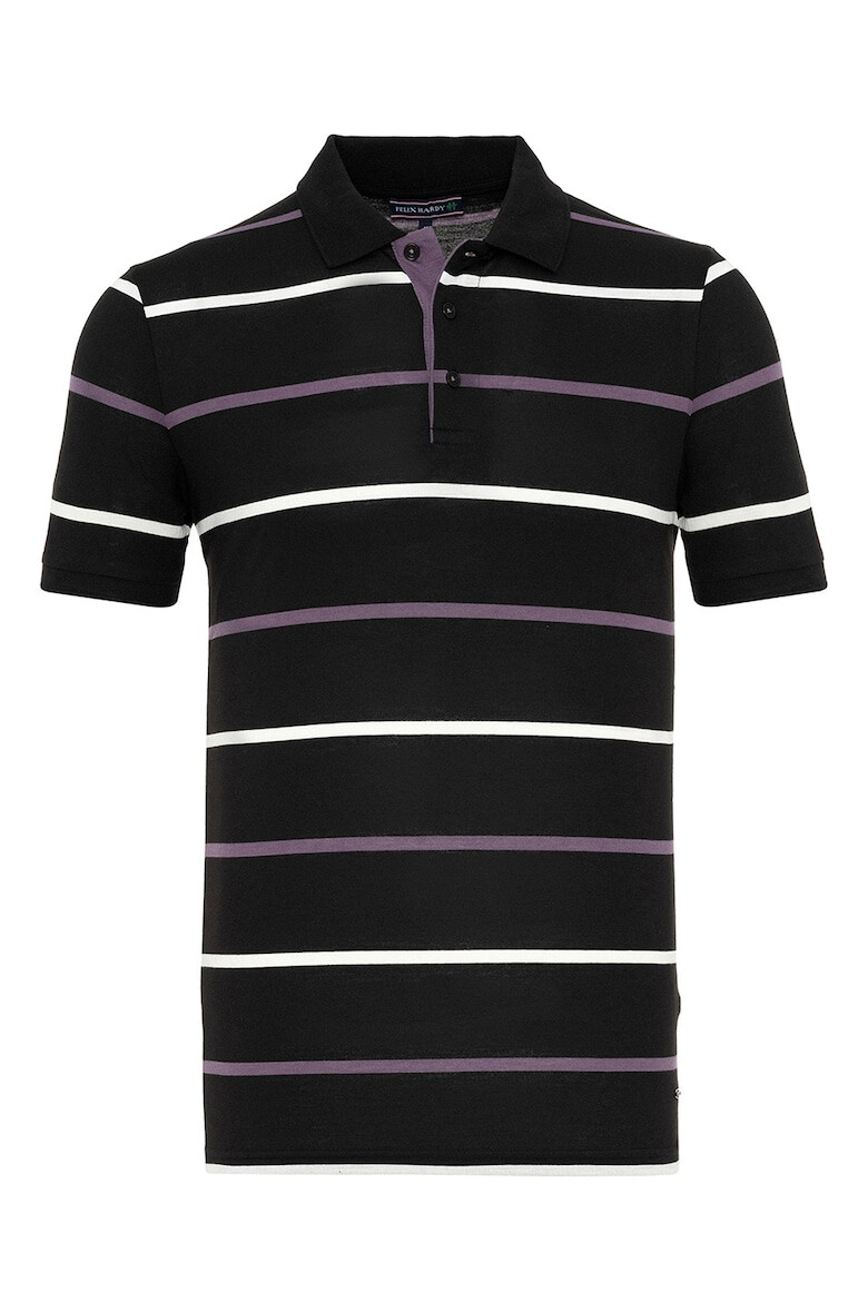 Felix Hardy Tricou polo de bumbac cu model in dungi - Pled.ro