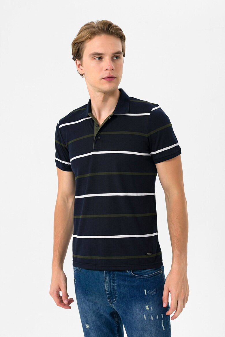 Felix Hardy Tricou polo de bumbac cu model in dungi - Pled.ro