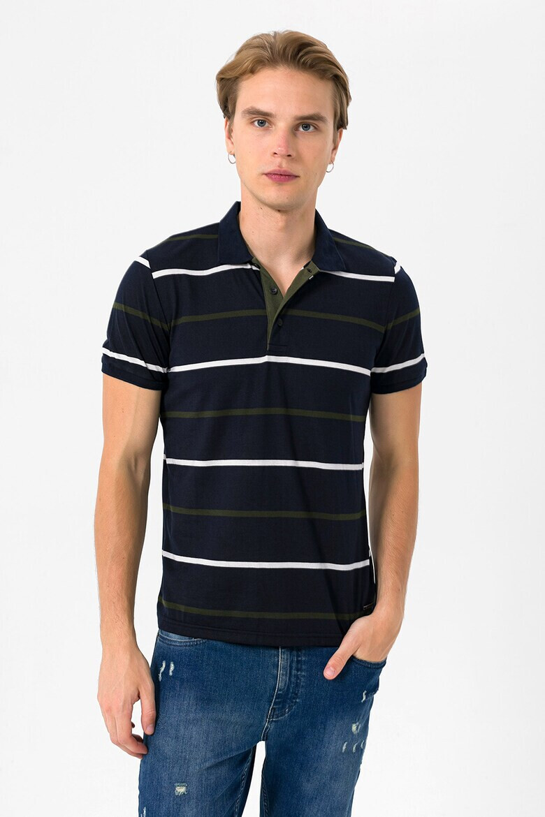 Felix Hardy Tricou polo de bumbac cu model in dungi - Pled.ro