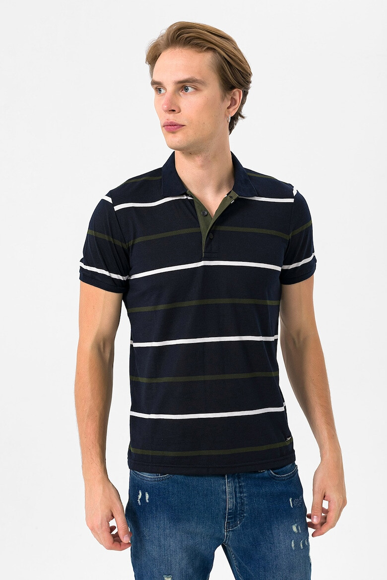 Felix Hardy Tricou polo de bumbac cu model in dungi - Pled.ro