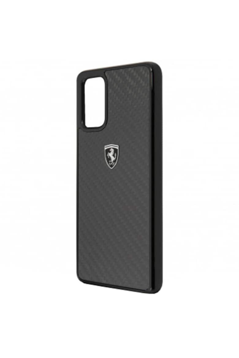 Ferrari Husa de protectie Heritage Carbon pentru Samsung Galaxy S20 Plus Black - Pled.ro