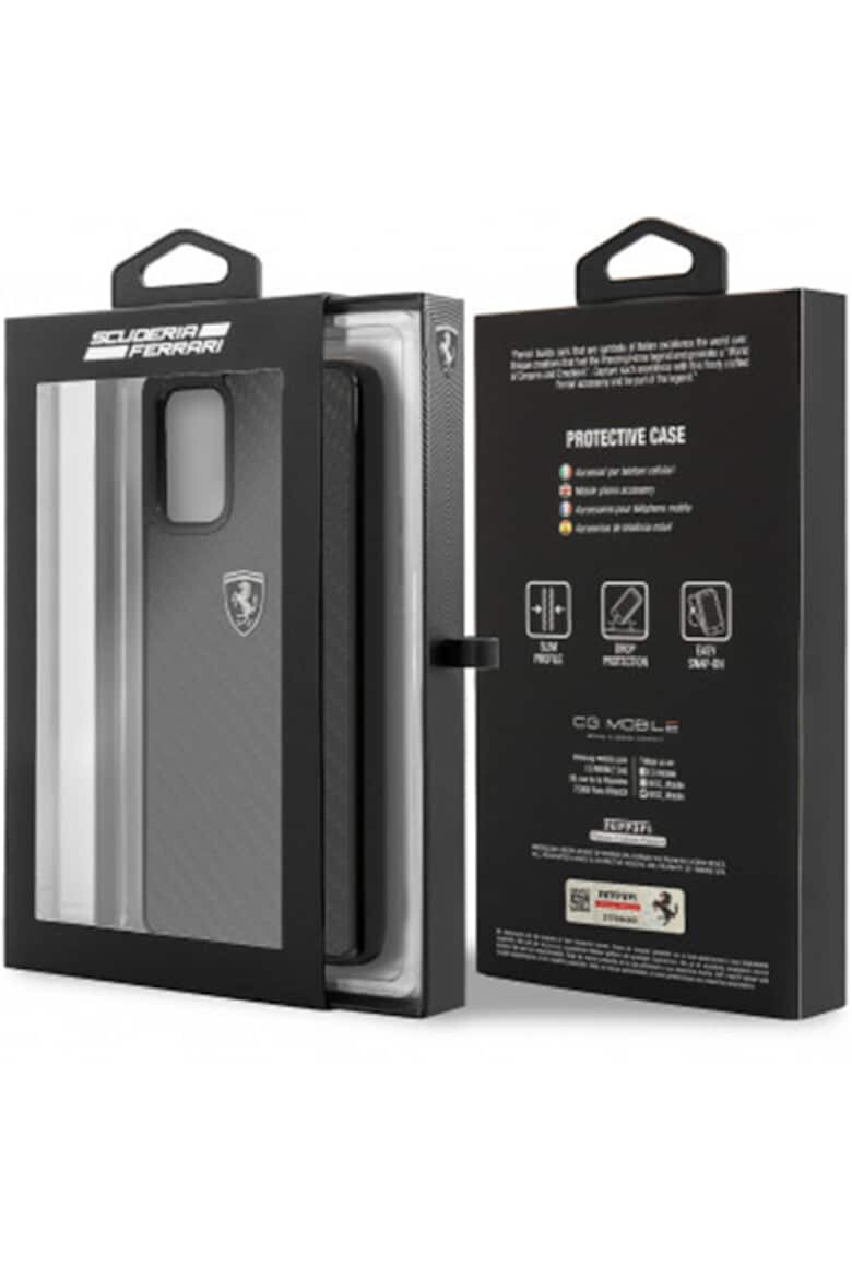 Ferrari Husa de protectie Heritage Carbon pentru Samsung Galaxy S20 Plus Black - Pled.ro