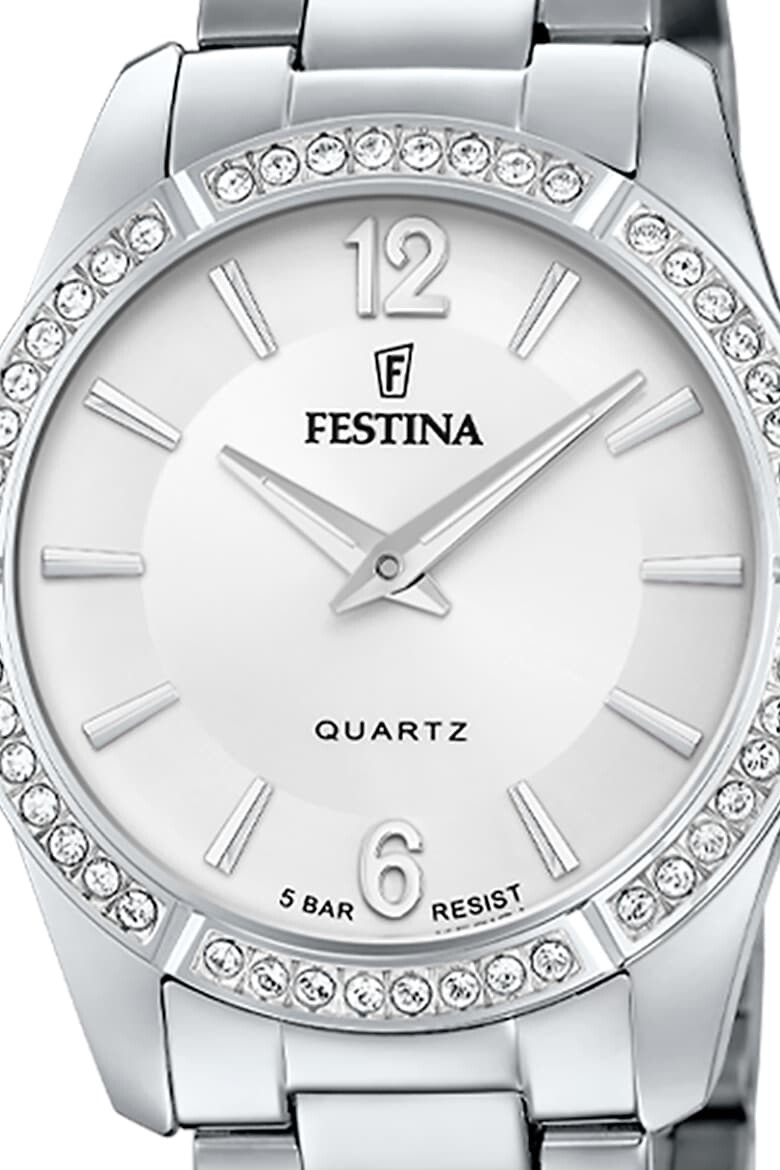 Festina Ceas analog cu coroana cu zirconia - Pled.ro