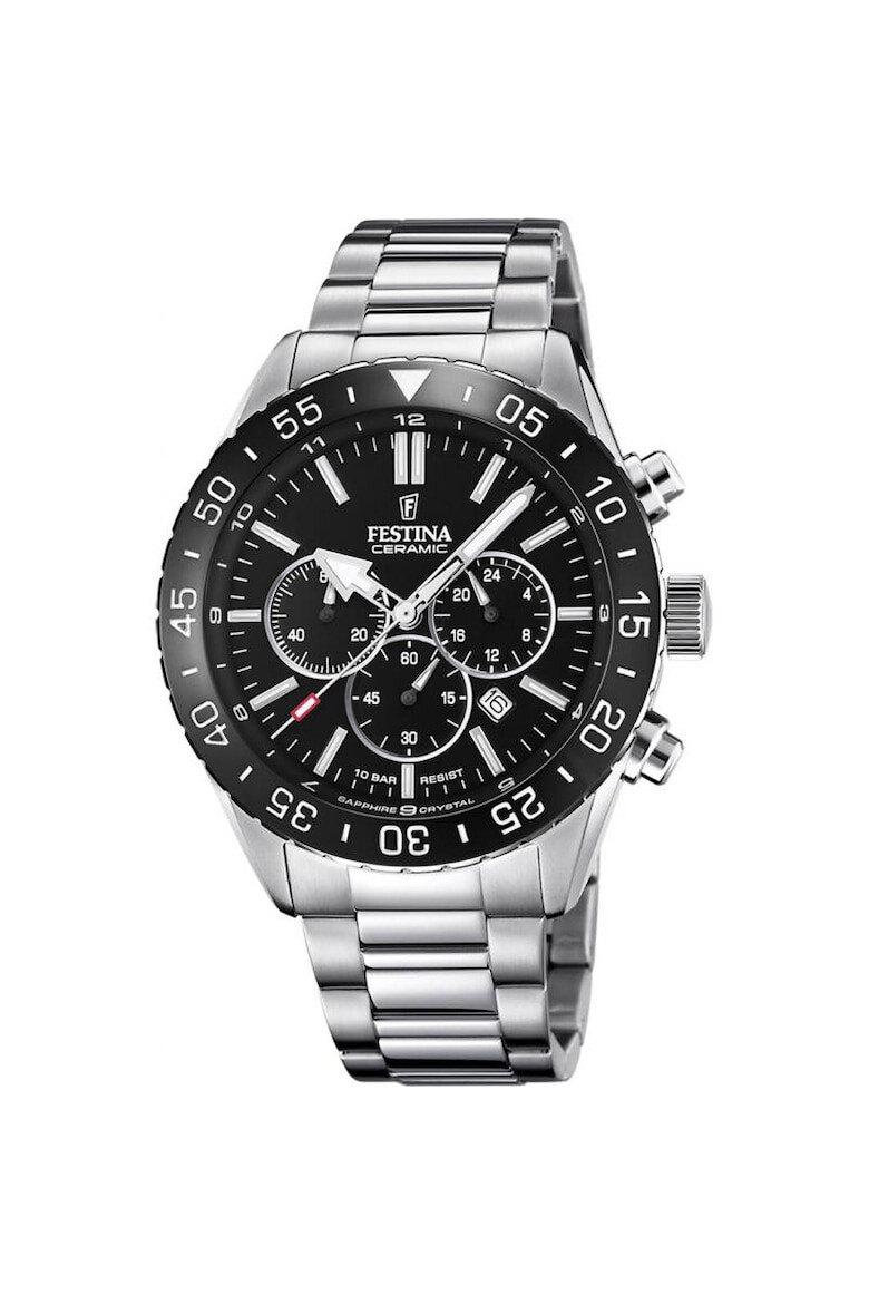 Festina Ceas Ceramic Chronograph 20575/3 Otel Argintiu - Pled.ro