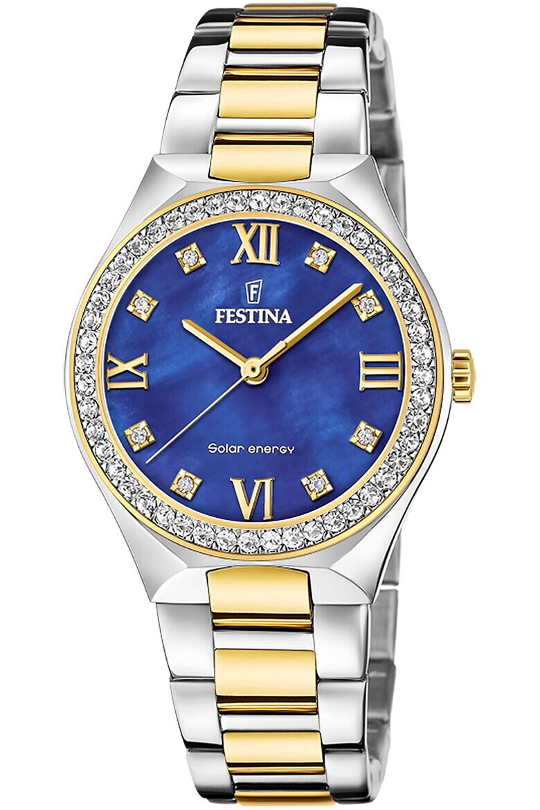 Festina Ceas dama Sticla/Inox Auriu/Argintiu - Pled.ro