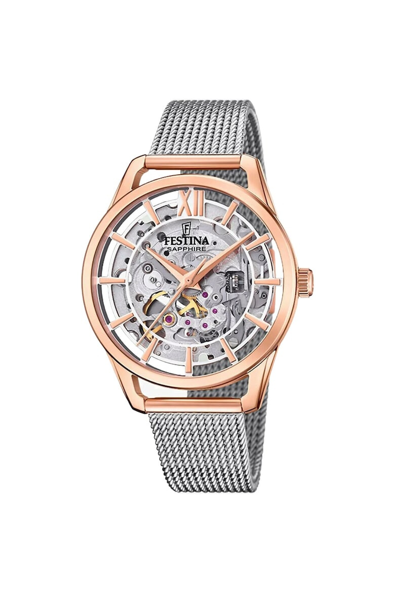 Festina Ceas de dama F20628/1 Automatic 35mm 3ATM - Pled.ro