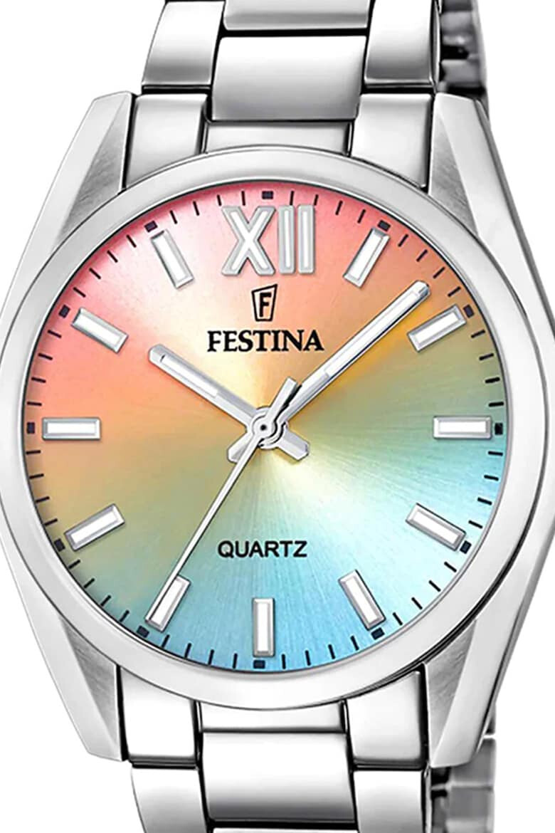 Festina Ceas din otel inoxidabil cu cadran cu logo - Pled.ro