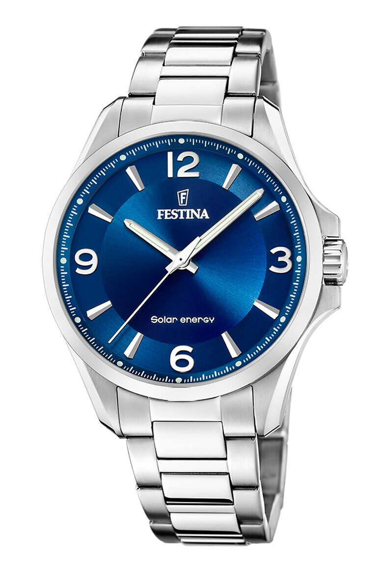 Festina Ceas din otel inoxidabil cu cadran cu logo - Pled.ro