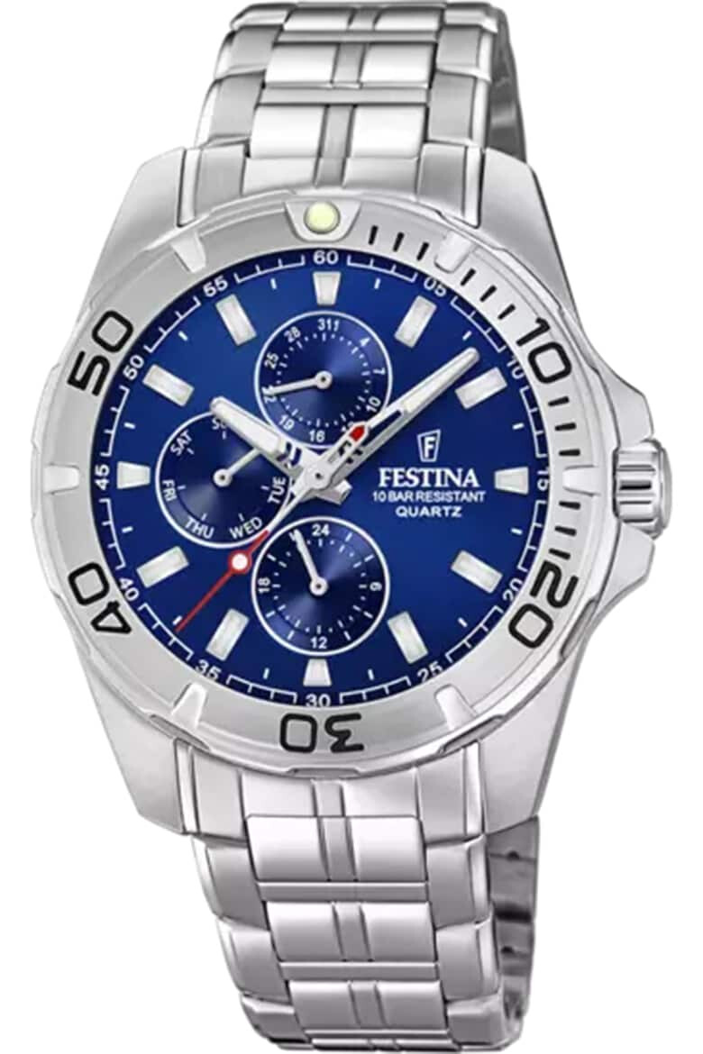 Festina Ceas din otel inoxidabil cu functii multiple - Pled.ro