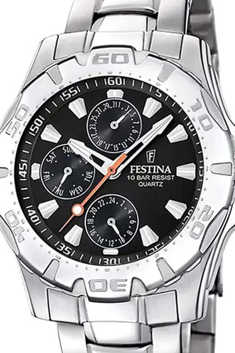 Festina Ceas din otel inoxidabil cu functii multiple - Pled.ro