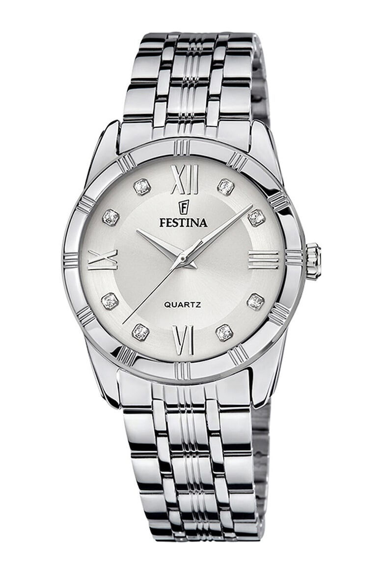 Festina Ceas din otel inoxidabil decorat cu zirconia - Pled.ro