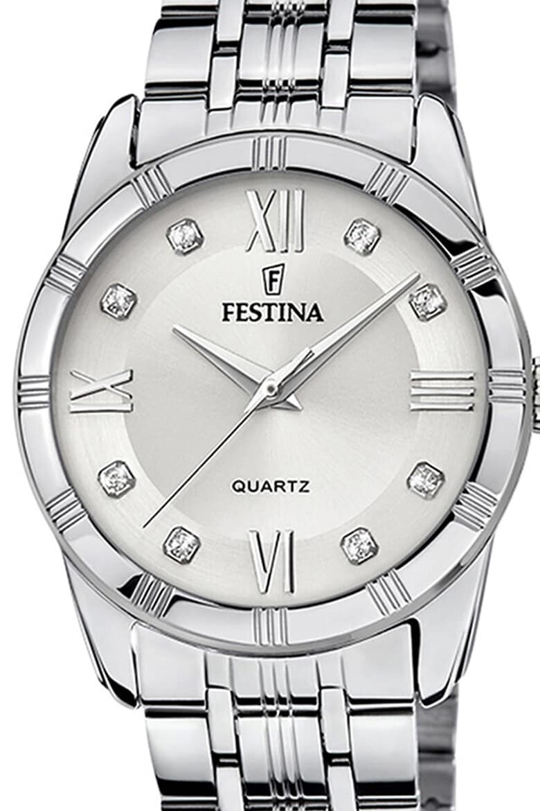 Festina Ceas din otel inoxidabil decorat cu zirconia - Pled.ro