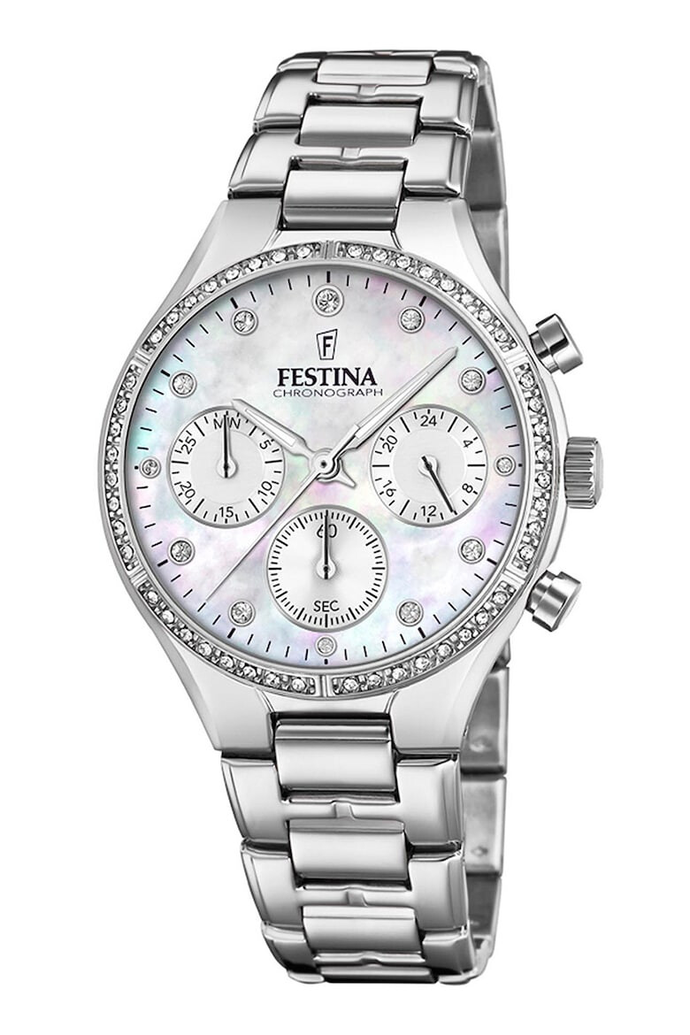 Festina Ceas din otel inoxidabil decorat cu zirconia - Pled.ro